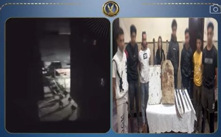 ضبط 7 رجال وامرأة بتهمة ممارسة البلطجة ضد رجل في الإسكندرية