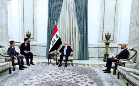رئيس العراق يبرز التزام بلاده بتعزيز العلاقات مع الصين