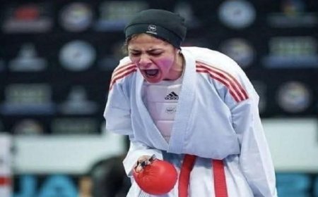 منة الهواري تتألق وتحصد الميدالية الفضية في البطولة العالمية للكاراتيه