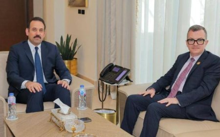 رستم يستعرض آفاق التعاون مع المدير التنفيذي لجهاز مستقبل مصر للتنمية المستدامة