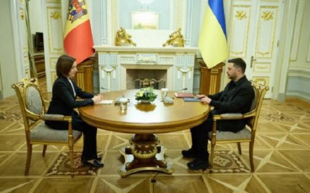 زيلينسكي وساندو يستعرضان دور مولدوفا في دعم أوكرانيا ضمن تحالف الراغبين