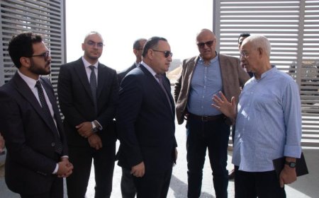 وزير التعليم العالي يزور الحرم الجامعي الجديد لجامعة سنجور في برج العرب