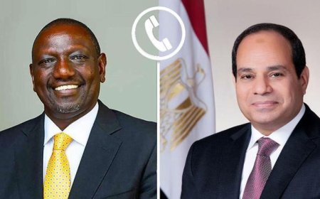 الرئيس السيسي يبرز أهمية تطوير العلاقات مع كينيا في جميع المجالات