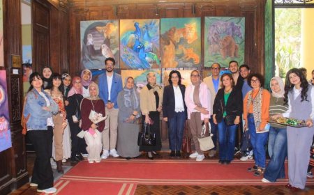 إبداعات فنية مدهشة لطلاب الفرقة الثالثة في فنون الإسكندرية مستوحاة من النزهة