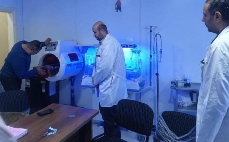 مدير عام الطب العلاجي يطلع على تقدم العمل في مستشفى جرجا العام