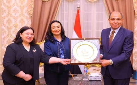 وزيرة التضامن ومحافظ المنيا يتبادلان الآراء لتعزيز شبكات الأمان الاجتماعي في المحافظة