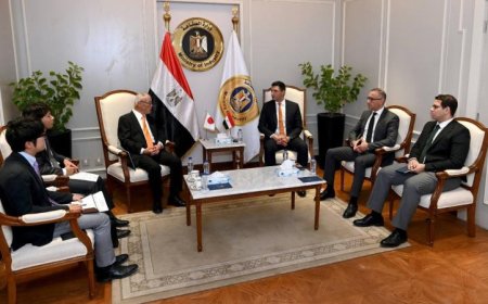 وزير الصناعة يناقش مع سفير اليابان في القاهرة فرص الاستثمار الياباني في مصر