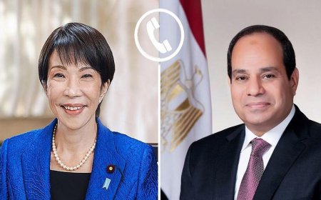 الرئيس السيسي يؤكد لرئيسة وزراء اليابان أهمية تحقيق تسوية سلمية في المنطقة
