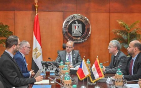 وزير الاستثمار وسفير التشيك يتناقشان حول تعزيز الشراكة الاستثمارية وتوطين التكنولوجيا في البلاد