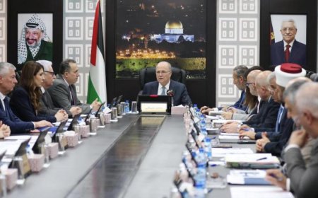 الوزراء الفلسطيني يدين عمليات التجريف الممنهجة ضد الأرض والإنسان