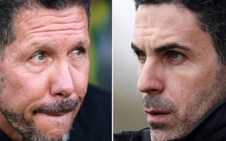 سيميوني يؤكد أن اللعب بشراسة هو مفتاح أتلتيكو مدريد للفوز على أرسنال