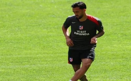 نيكولاس جونزاليز يغيب عن مباراة أتلتيكو مدريد ضد آرسنال