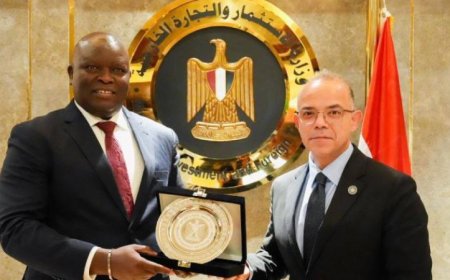 وزير الاستثمار يلتقي نظيره من جنوب السودان لتعزيز التعاون في مجالات الاستثمار والتجارة