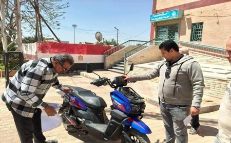 محافظ المنوفية يراقب خطوات تسجيل الدراجات الكهربائية لتعزيز التنقل الذكي