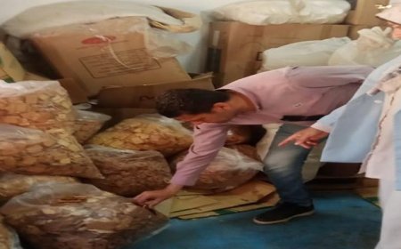 ضبط مصنع غير مرخص لانتاج الشوكولاتة من بقايا البسكويت في قويسنا