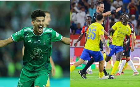 كريستيانو رونالدو يتألق ويقود النصر لتحقيق فوز مهم أمام الأهلي في القمة السعودية