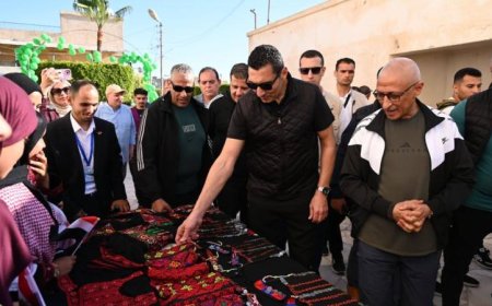 تفقد وزير الشباب والرياضة ومحافظ شمال سيناء مركز شباب العريش لتعزيز الأنشطة الرياضية والاجتماعية