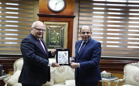 محافظ المنيا يلتقي سفير السويد لبحث سبل تعزيز التعاون المشترك