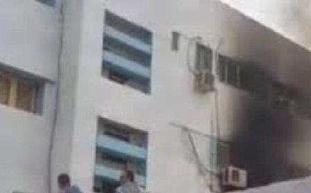 نجاح فرق الإطفاء في السيطرة على حريق محدود في مستشفى الحميات بملوي المنيا