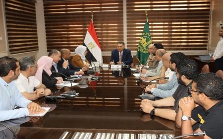 محافظ القليوبية يطالب بسرعة إنهاء أعمال المرافق على طريق طوخ شبين القناطر