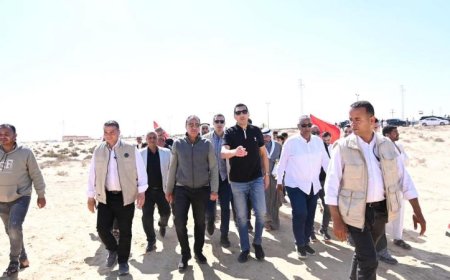 وزير الشباب يعاين مركز شباب الشهداء في شمال سيناء ويطالب بتعجيل التنفيذ