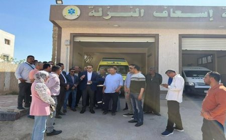 نائب المحافظ يقوم بجولة تفقدية لمتابعة تقدم مشروعات حياة كريمة في مركز يوسف الصديق