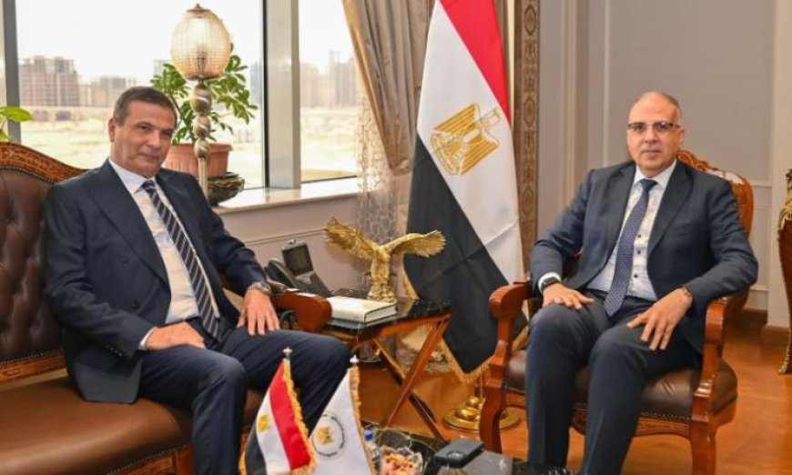 وزير الري ووزير الزراعة يناقشان المشروعات المشتركة والتحديات الحالية بين الوزارتين