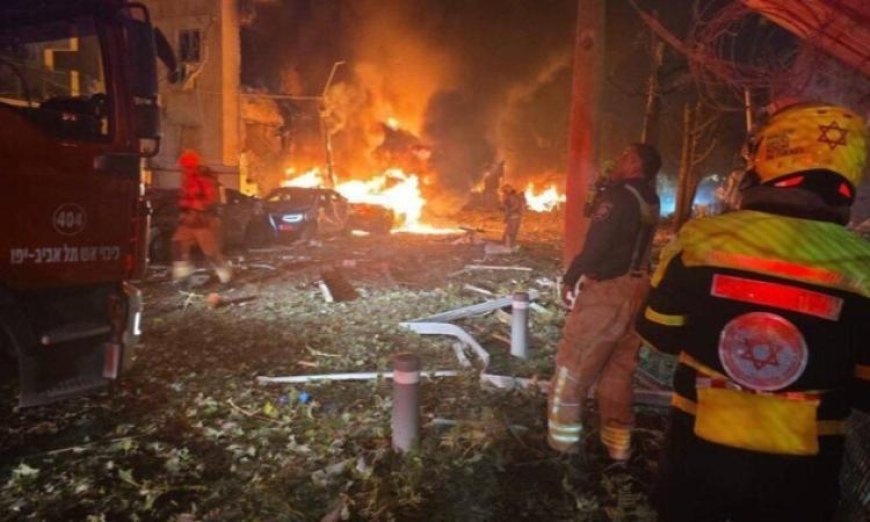 إصابة 14 شخصا في بنى براك نتيجة سقوط شظايا صاروخية حسب الإسعاف الإسرائيلي