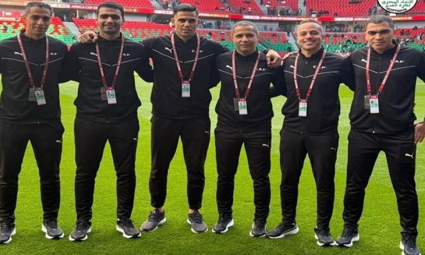 طاقم تحكيم مصري يقود مباراة نصف نهائي الكونفيدرالية بين العاصمة الجزائر وآسفي المغربي