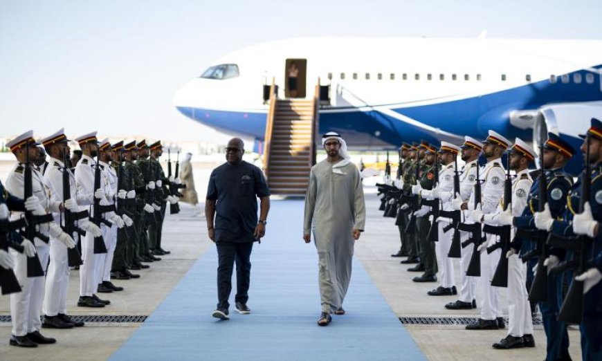 رئيسا الإمارات والكونغو الديمقراطية يناقشان مستجدات الأوضاع الإقليمية