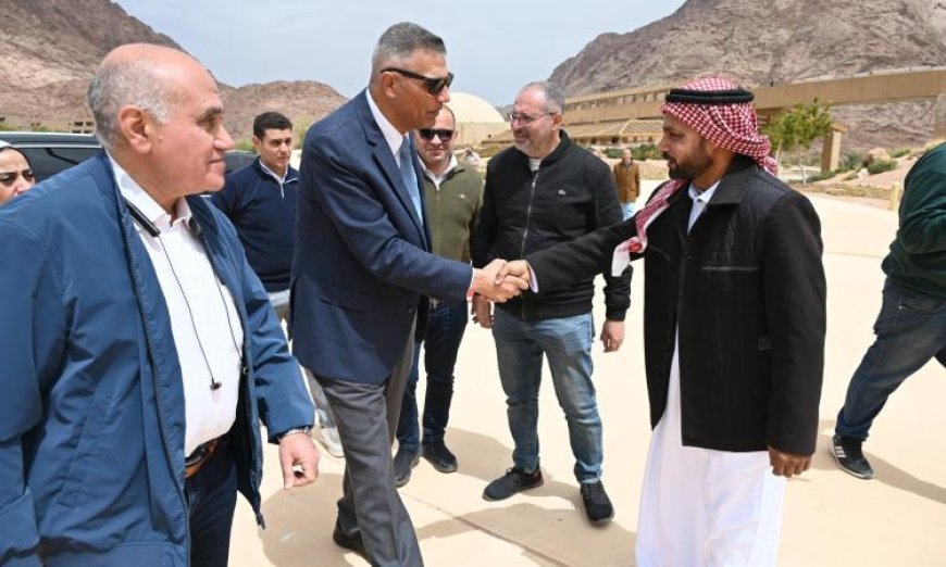 صور مشروع التجلي الأعظم في جنوب سيناء هدية مصر للعالم ونقلة نوعية شاملة