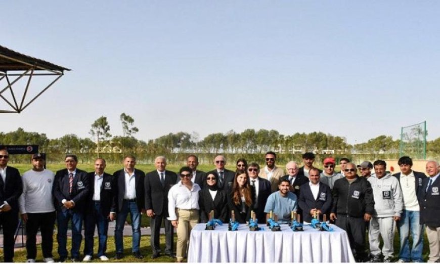 وزير الرياضة يحتفل بإنجاز منتخب الرماية بعد فوزه بـ 14 ميدالية في بطولة الكومباك سبورتنج