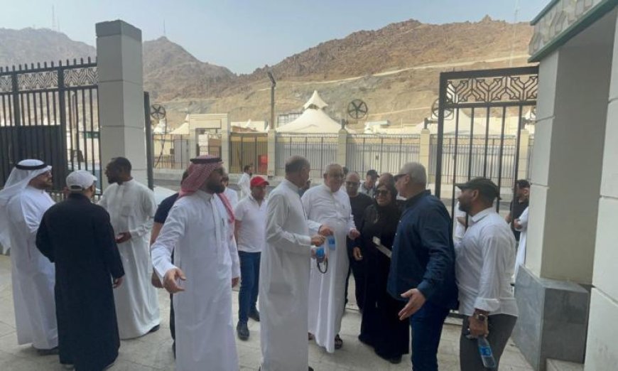 جولة استكشافية لبعثة السياحة في مخيمات المشاعر المقدسة قبيل موسم الحج