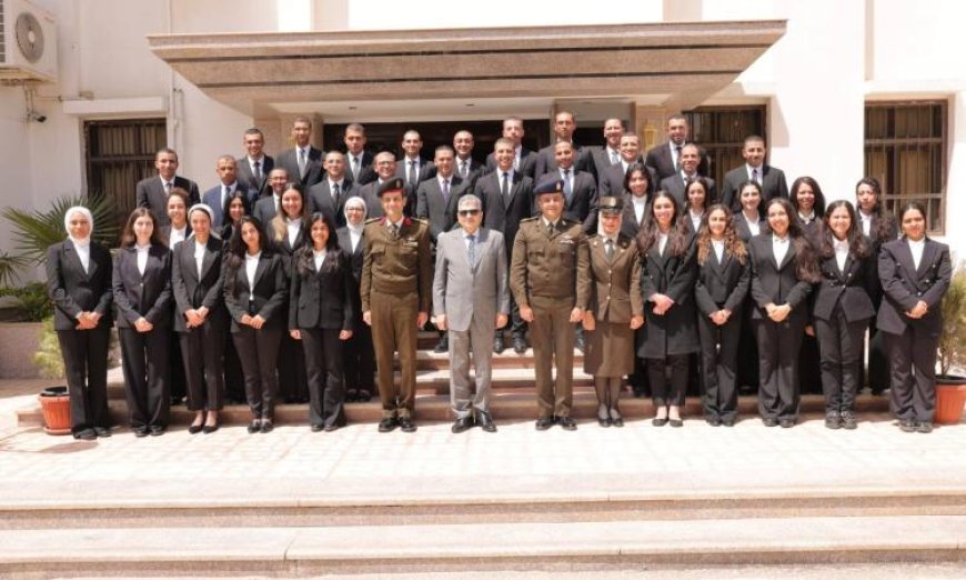 الفريق أسامة ربيع يرحب بوفد الملحقين الدبلوماسيين من وزارة الخارجية لتعزيز التعاون الدولي