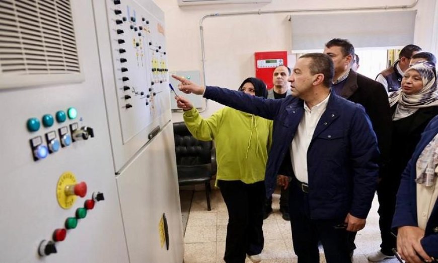 محافظ المنوفية يقوم بجولة تفقدية في صوامع قويسنا تحضيراً لموسم حصاد القمح