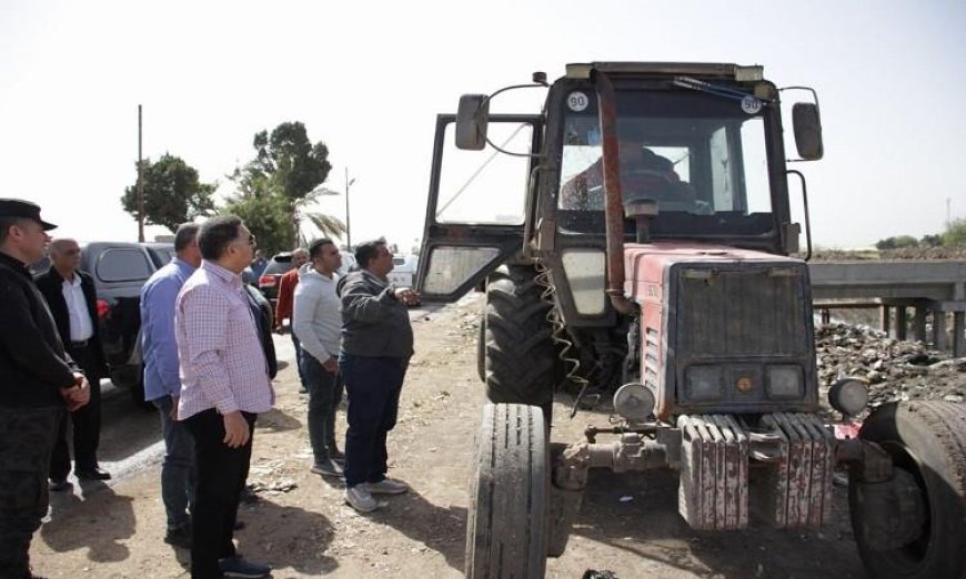 محافظ القليوبية يتعهد بتطهير مصرف مرصفا سندنهور بشكل عاجل لتحسين البيئية المحلية