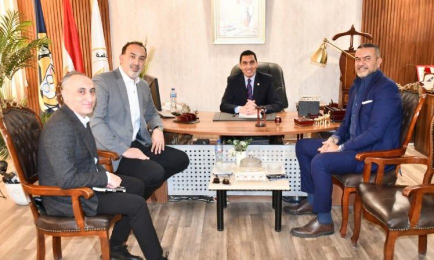 جوهر يلتقي مدير مكتب NBA مصر ونائب رئيس الرابطة لتعزيز أفق الشراكة الرياضية