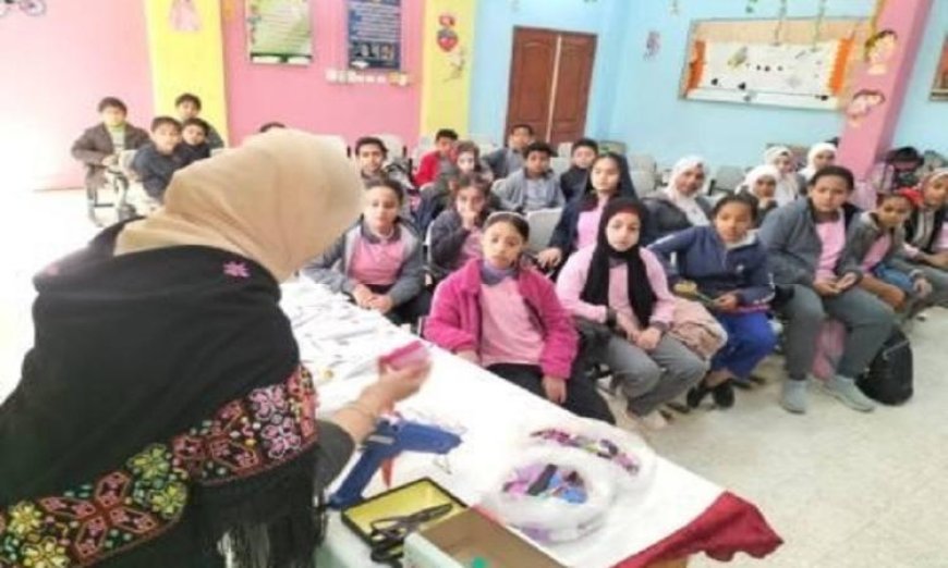 ورشة تعليمية مبتكرة في مكتبة العبور الثقافية لتنمية مهارات الأطفال وتعزيز الإبداع