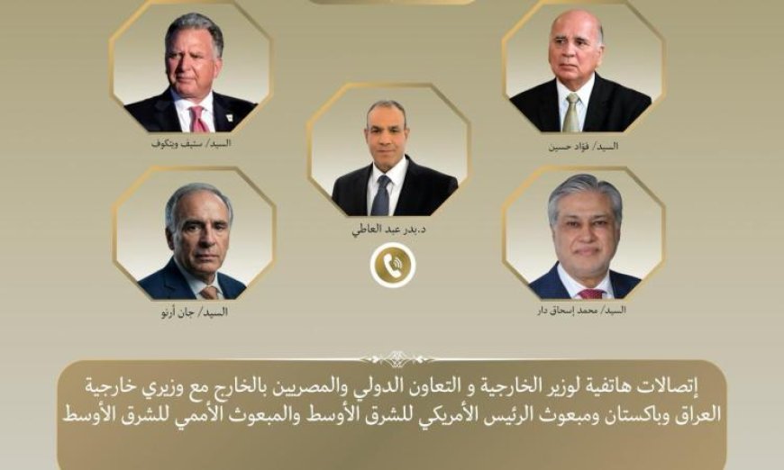 وزير الخارجية يعزز جهوده الدبلوماسية لخفض التصعيد في المنطقة