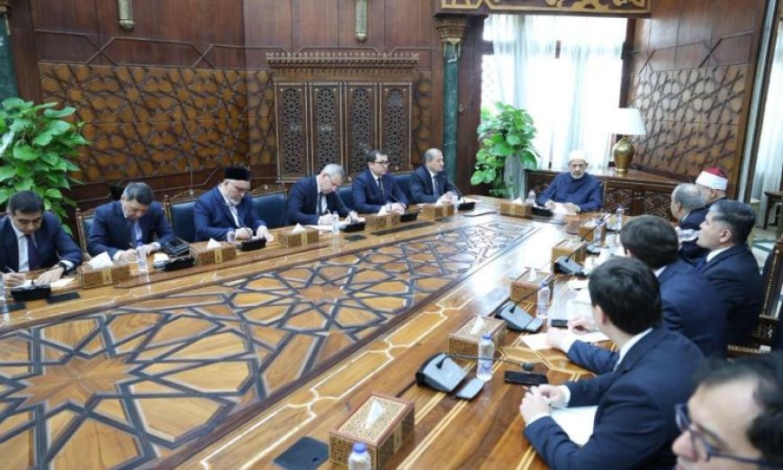 شيخ الأزهر يستقبل وفد أوزبكي رفيع لتعزيز التعاون العلمي والدعوي بين مصر وأوزبكستان