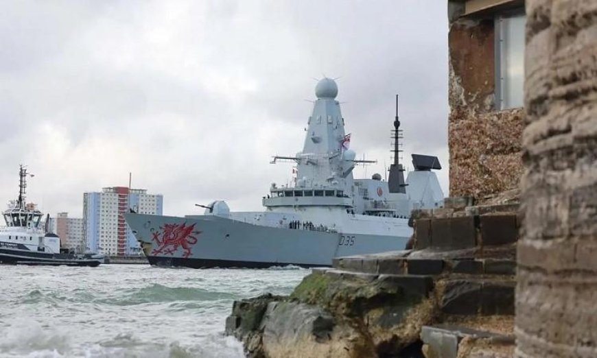وزارة الدفاع البريطانية تعلن رسو المدمرة دراجون لإجراء صيانة روتينية بسبب عطل فني