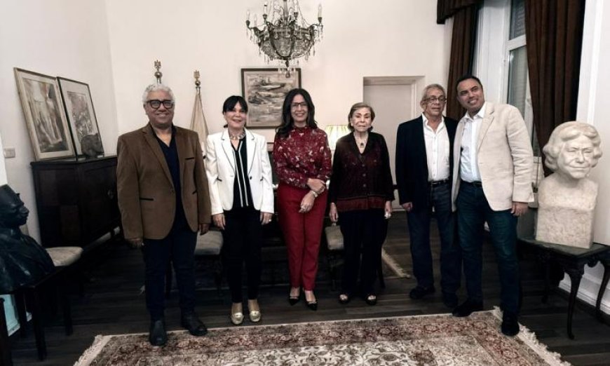 وزيرة الثقافة تتلقى آراء يسري نصر الله ومجدي أحمد علي حول مشروع أرشيف السينما