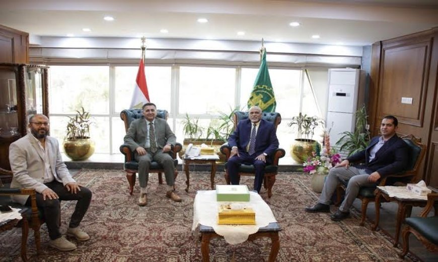 محافظ القليوبية يلتقي وفد نقابة أطباء الأسنان لتعزيز القطاع الصحي في المحافظة