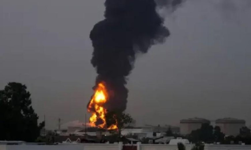 إصابة 3 أفراد واندلاع حرائق متعددة في مجمع حبشان للغاز بالإمارات نتيجة سقوط شظايا