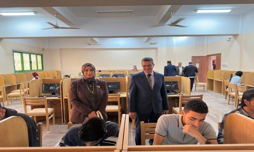 أكثر من ٥٢٩ طالب وطالبة يتنافسون في امتحانات الميدترم بكلية الطب في جامعة سوهاج الأهلية