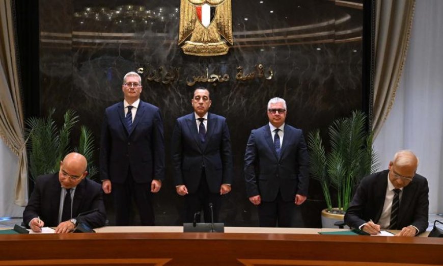 مدبولي يطلق مشروع إندوراما مصر للأسمدة بالمنطقة الاقتصادية من خلال توقيع عقد جديد