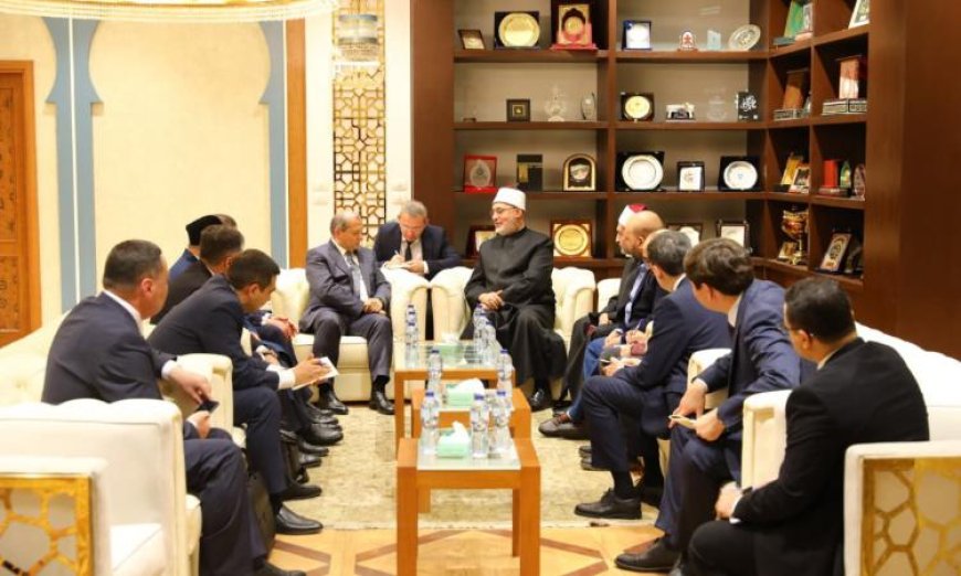 مفتي الجمهورية يستقبل وفد أوزبكستان رفيع المستوى لتعزيز التعاون الثنائي