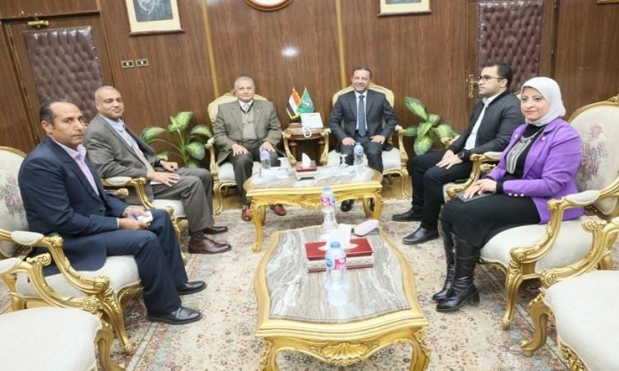 محافظ المنوفية يستعرض آخر تطورات تنفيذ مكتبة مصر العامة في كفر المصيلحة