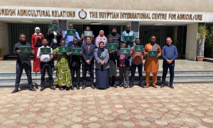 وزارة الزراعة تحتفي بتخرج مبعوثين أفارقة من برنامج التغيرات المناخية
