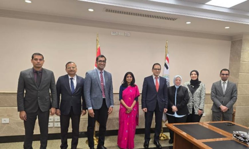 المركزي للمحاسبات يعقد اجتماعًا مع الجهاز الأعلى للرقابة في الهند لتعزيز التعاون المشترك